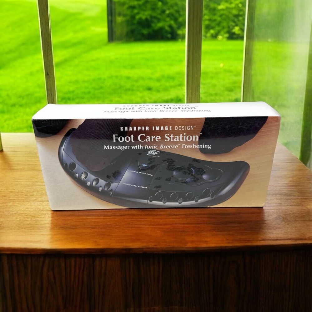 Sharper Image Foot Care Station Massager With‎ Ionic Breeze Freshening SI638 BLK